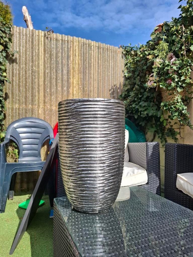 Plantenpot, Steen, Minder dan 30 cm, Rond, Ophalen of Verzenden