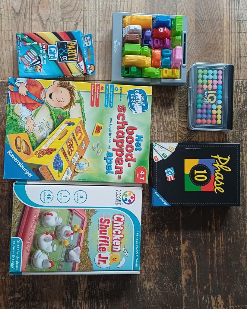 Diverse bordspellen en denkspellen - Bieden per stuk, Ravensburger, Thinkfun, SmartGames, Diset, Gebruikt, Ophalen of Verzenden