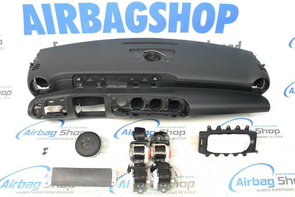 Airbag set Dashboard Mercedes CLA klasse C118 (2019-heden), Gebruikt, Ophalen of Verzenden