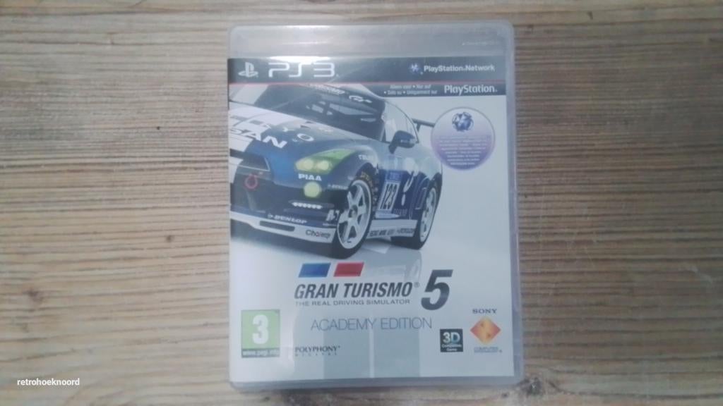 Gran Turismo 5 Academy Edition PS3 - Race Simulator, Online, 1 speler, Racen en Vliegen, Ophalen of Verzenden