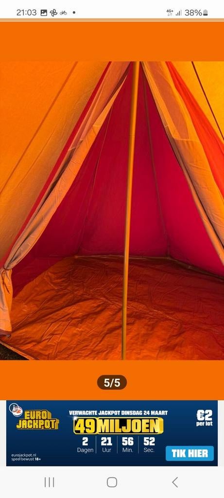 Esvo Dakota absoluut NIEUWE TENT verlaagde prijs, Ophalen, Zo goed als nieuw