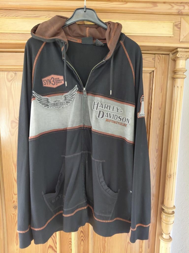 Harley-Davidson vest met capuchon - Maat XL, Motoren, Heren, Ophalen of Verzenden, Tweedehands, Harley-Davidson