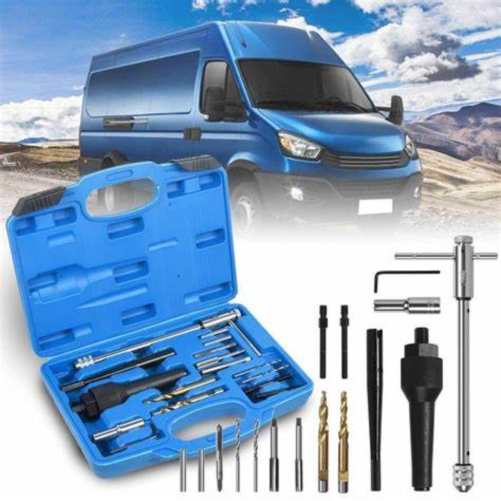 M8 M10 Gloeibougie verwijder & draad reparatie set, Ophalen of Verzenden, Nieuw