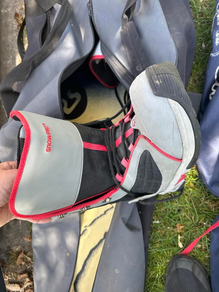 Snowboard set voor beginners - Board, bindingen en boots, Ophalen of Verzenden, Gebruikt, Board