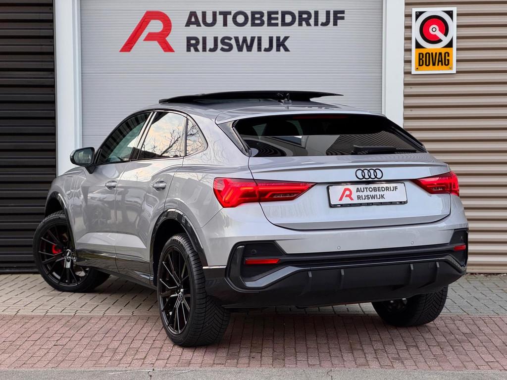 Audi Q3 Sportback 45 TFSI e S Edition Pano/Sfeer/360/Matrix, 12 maanden, Gebruikt, Euro 6, Leder en Stof