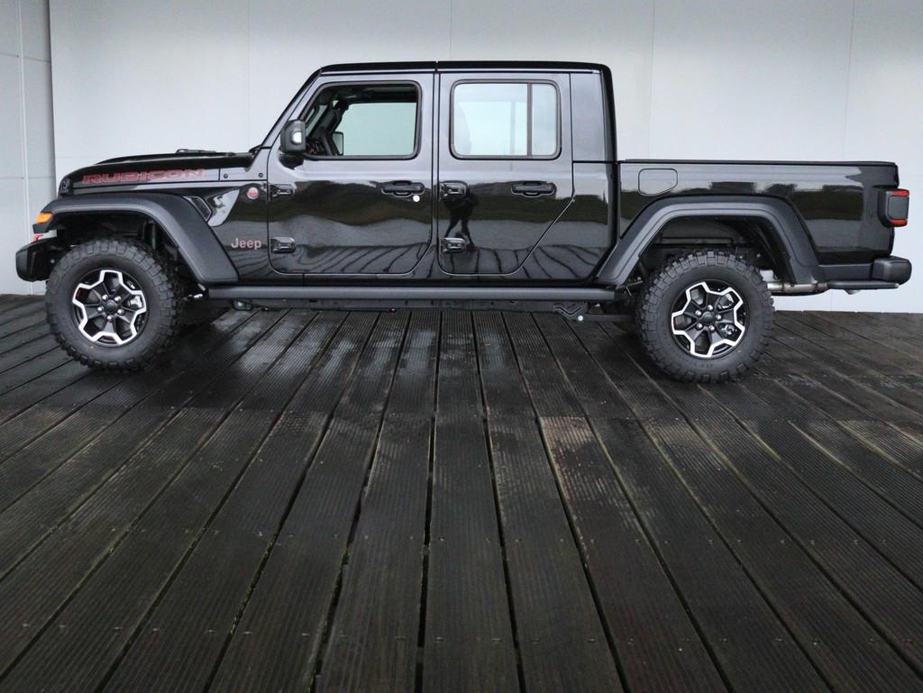 Jeep Gladiator Rubicon 3.6 V6 | Grijs kenteken | mogelijk 5, Auto's, Automaat, Gebruikt, Zwart, Bedrijf