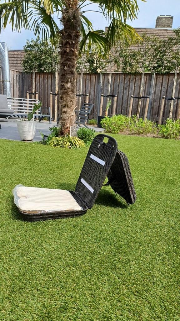 ROTAN STRANDSTOEL> ALS LUXE DRAAD-KOFFER, Ophalen of Verzenden, Nieuw, Rotan