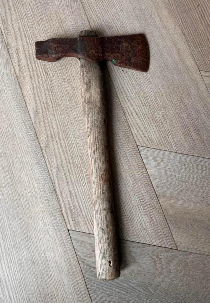 Antieke bijl 40-20 cm, Ophalen of Verzenden