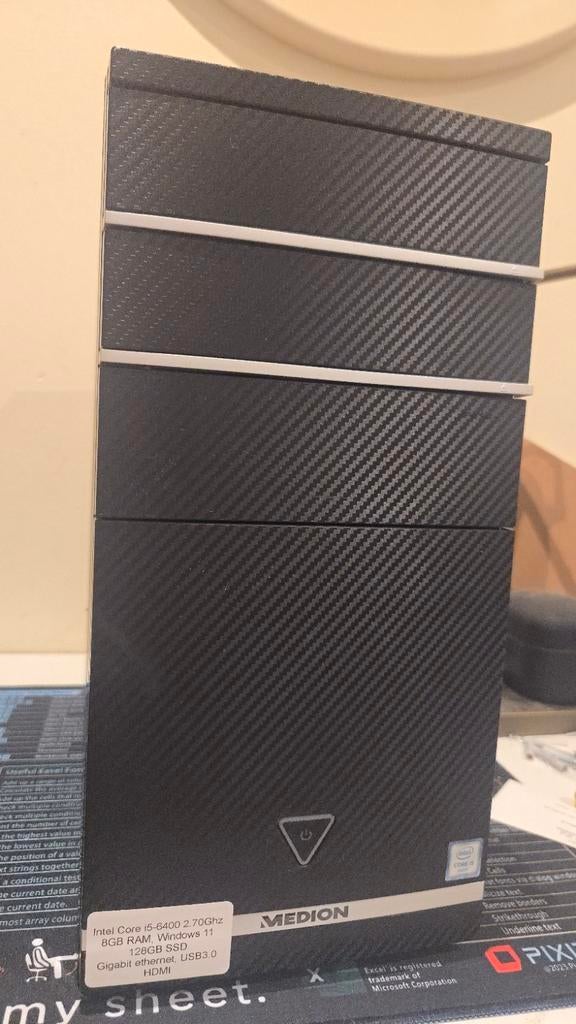 Desktop pc, Intel Core i5, 8GB RAM, SSD, Windows 11, HDMI, Ophalen, 2 tot 3 Ghz, 8 GB, Medion