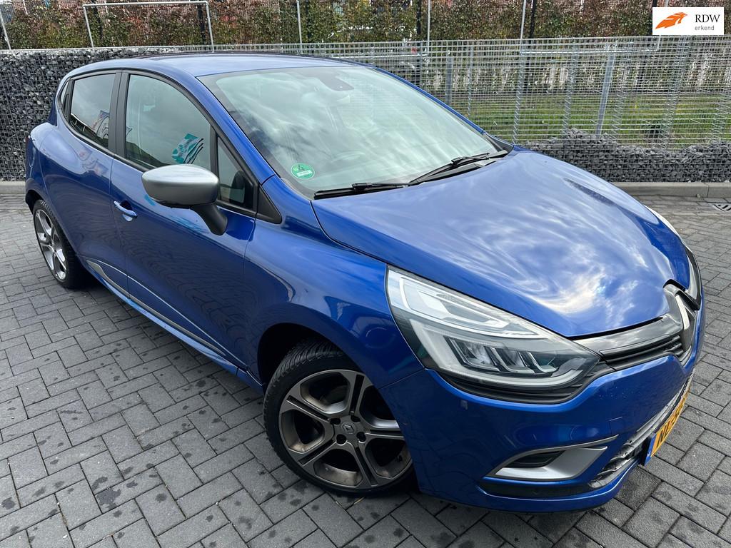 Renault Clio 1.2 TCe Intens / GT-Line / Navi / Bose / Leder, Voorwielaandrijving, Gebruikt, Met garantie (alle), Blauw