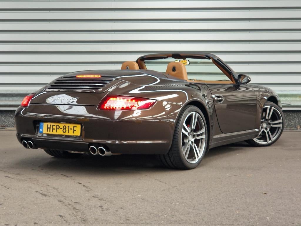 Porsche 911 Cabrio 3.8 355pk Carrera 4S H6 Cruise Carplay On, Gebruikt, Leder, Handgeschakeld, Vierwielaandrijving