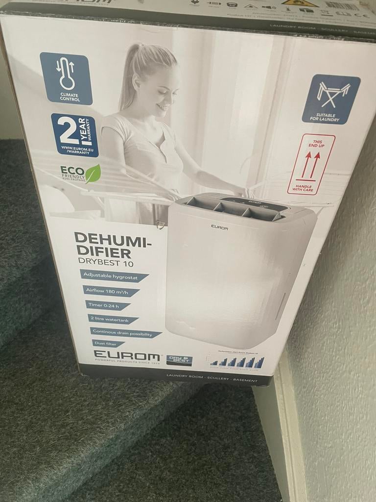Eurom dehumifider/ontvochtiger, Ophalen, Zo goed als nieuw