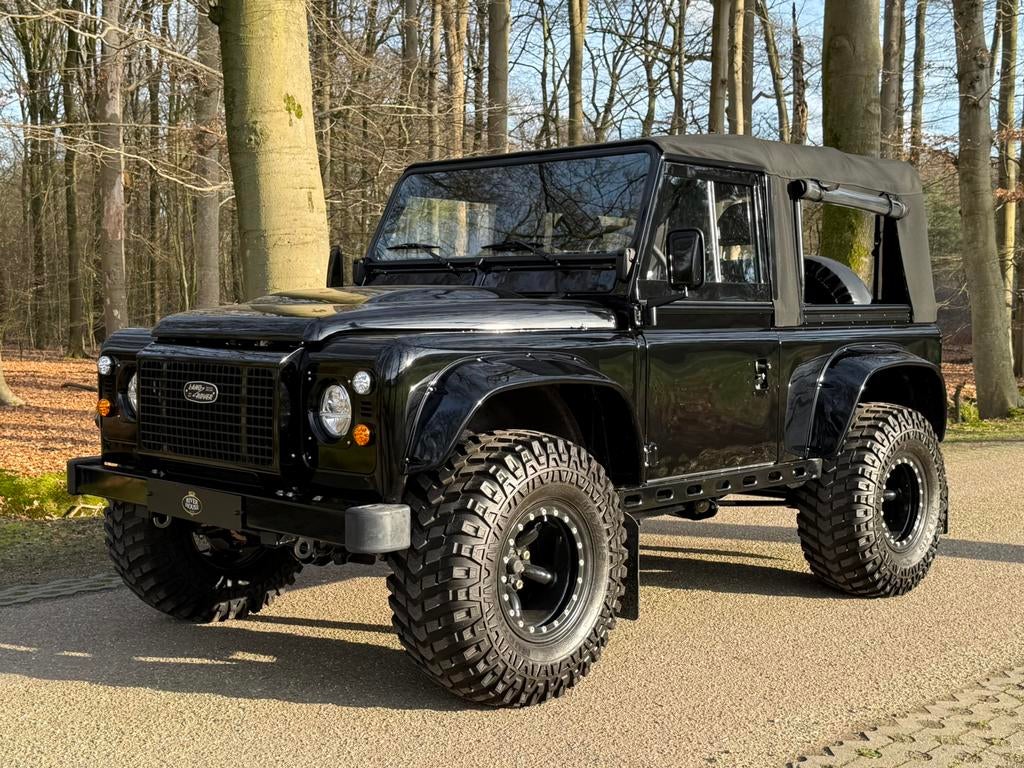 2002 LandRover Defender 90 Td5 SOFT TOP,  NIEUWBOUW, Beige, Leder, Vierwielaandrijving, 3500 kg