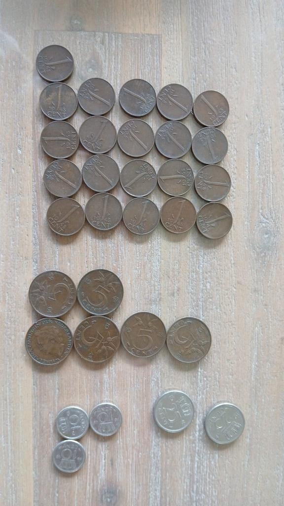 Nederlandse munten 1948 Wilhelmina, Postzegels en Munten, Munten en Bankbiljetten | Verzamelingen, Ophalen, Nederland, Munten