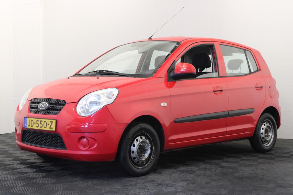 Kia Picanto 1.1 X-clusive (bj 2010), Auto's, Kia, Voorwielaandrijving, Stof, Gebruikt, Zwart