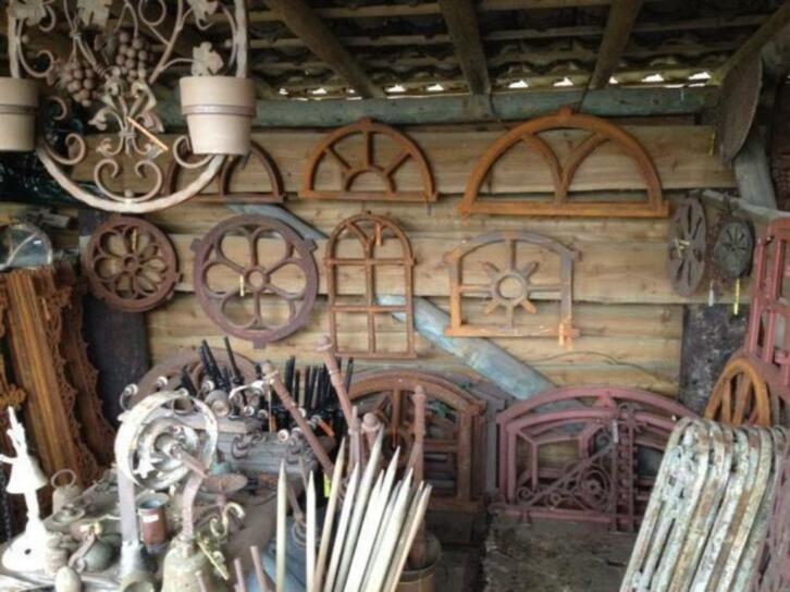 Gietijzeren stalramen te koop., Doe-het-zelf en Verbouw, Glas en Ramen, Ophalen, Gebruikt, Handelsondernemingdeeekhoorn@hotmail.com