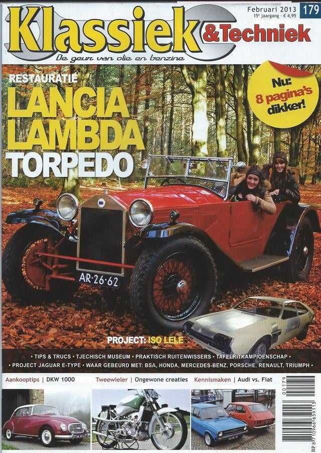 Klassiek & Techniek 179 2013 : Audi 50 LS - Fiat 127 - DKW, Ophalen of Verzenden, Gelezen, Algemeen