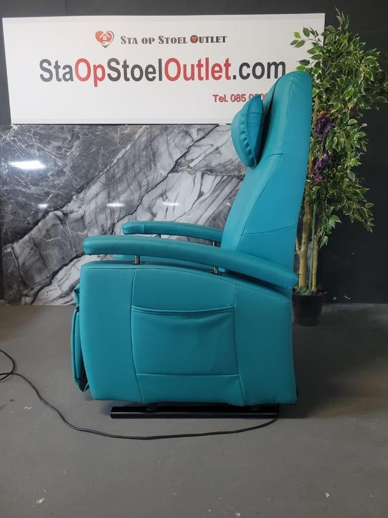 Fitform 570 Vario Turquoise Met Kantelfunctie, Minder dan 50 cm, Minder dan 75 cm, Leer, Ophalen of Verzenden