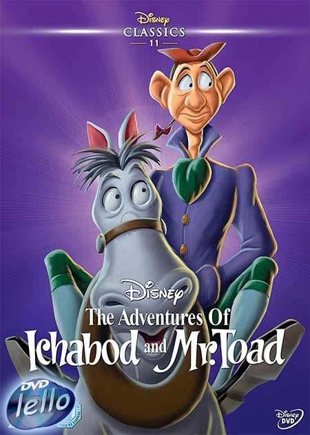 Disney's The Adventures of Ichabod and Mr. Toad (1949) SC UK, Cd's en Dvd's, Dvd's | Tekenfilms en Animatie, Tekenfilm, Ophalen of Verzenden