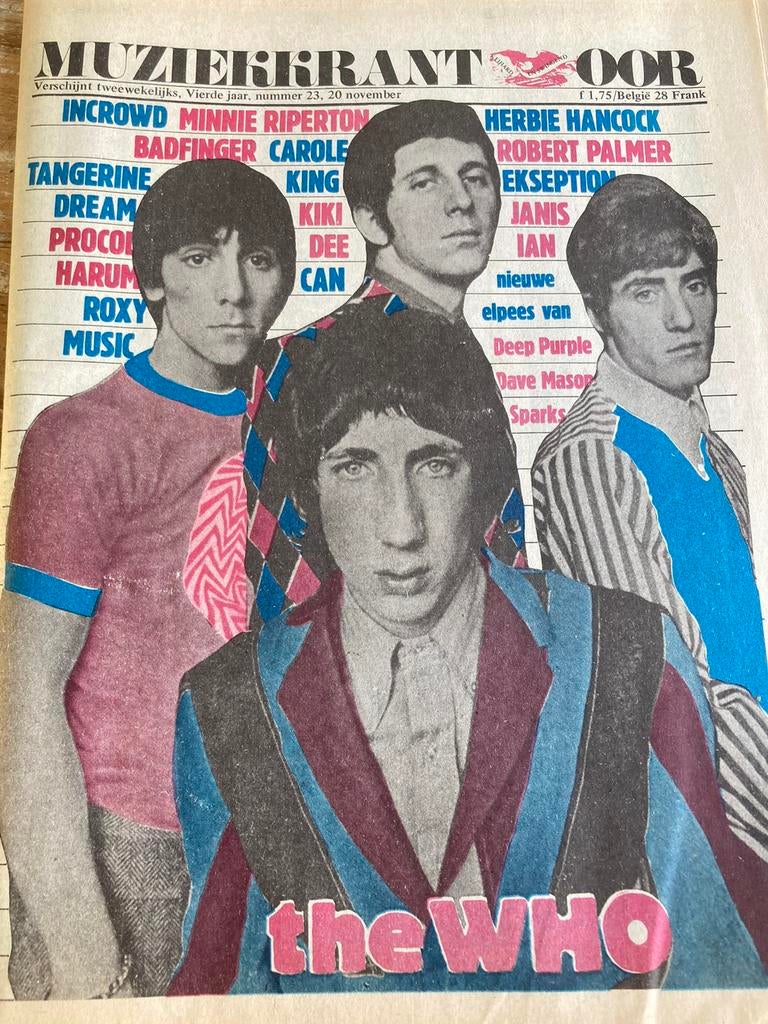 Muziekkrant OOR 1974 Procol Harum EKSEPTION Badfinger BTO, Ophalen of Verzenden, Muziek, Film of Tv