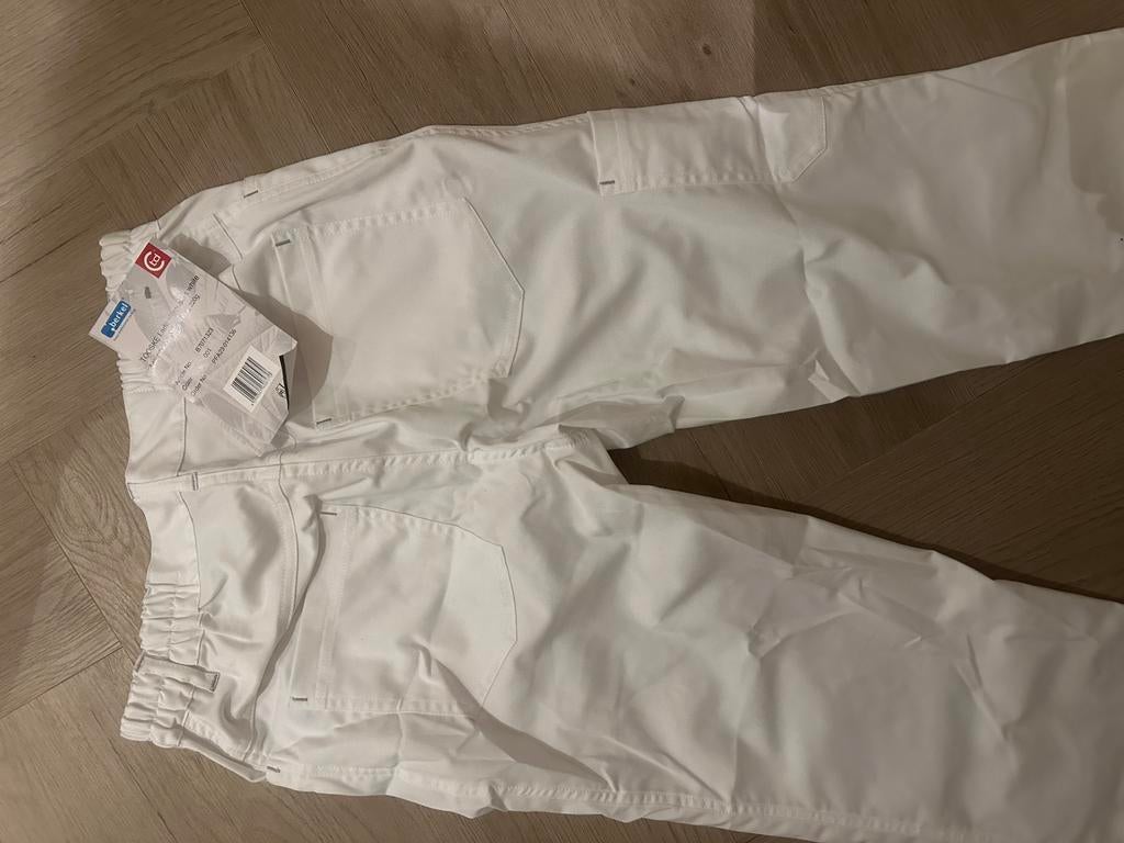 Van Berkel broek, Maat 38/40 (M), Verzenden, Wit, Nieuw