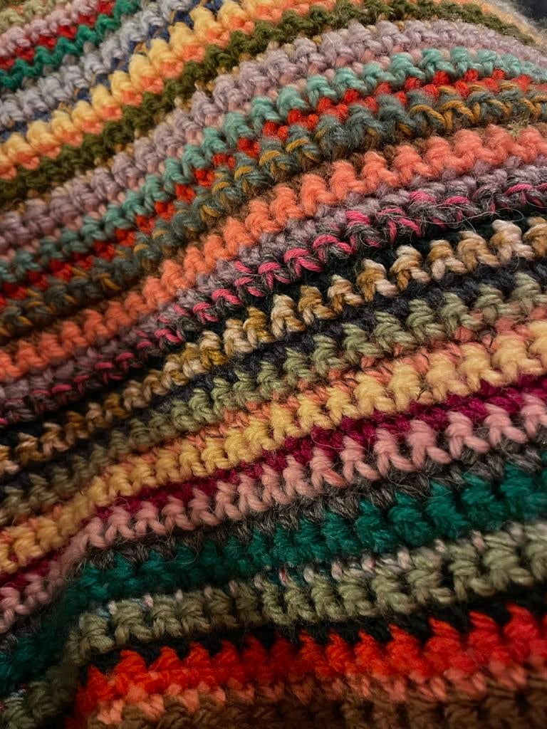 Gehaakte Deken / Plaid - 170x80 cm, Ophalen of Verzenden, Zo goed als nieuw