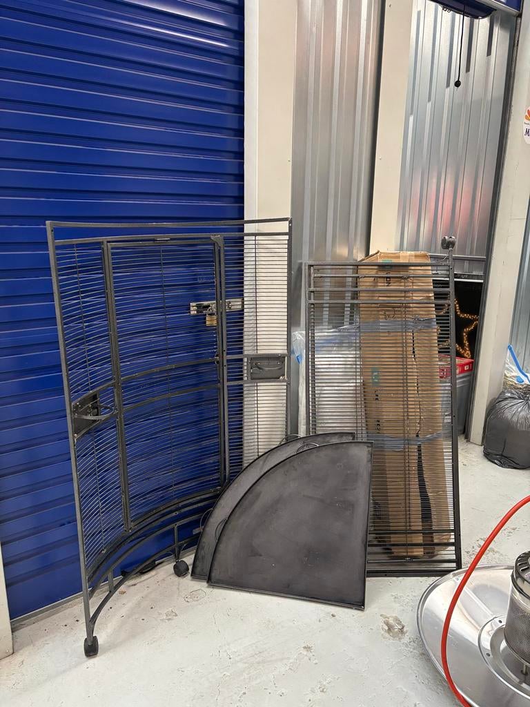 Hoekkooi papegaai, Dieren en Toebehoren, Ophalen, Metaal, Vogelkooi