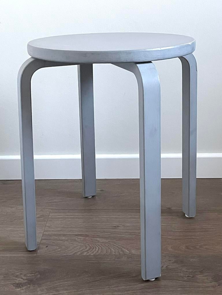 Ikea Frosta Kruk Krukje Grijs Ophalen Verzenden Mogelijk, Ophalen, Zo goed als nieuw, Hout