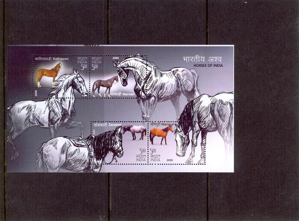 India diverse blokken 11 stuks, Verzenden, Postfris, Zuid-Azië