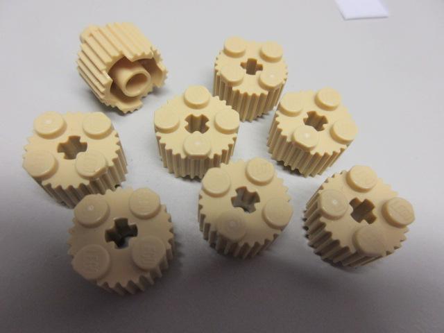 nr. 9964, Ronde stenen 2x2 met ribbels., Ophalen of Verzenden, Zo goed als nieuw, Complete set, Lego