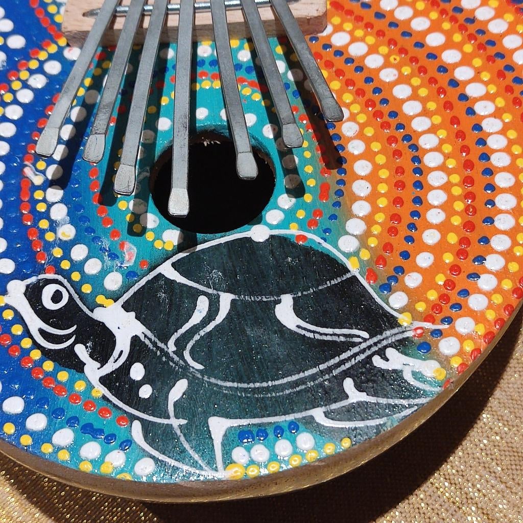 Kalimba met schildpad design, Muziek en Instrumenten, Ophalen of Verzenden, Gebruikt