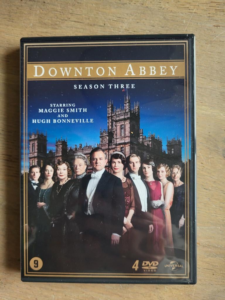DVD Downton Abbey season three 3 NL ondertiteld, Vanaf 9 jaar, Ophalen of Verzenden, Zo goed als nieuw, Drama