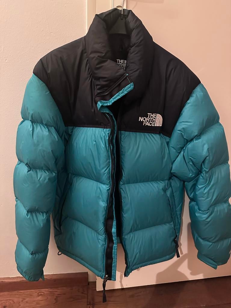 The North Face Nuptse jassen, Kleding | Heren, Jassen | Winter, Ophalen of Verzenden, Zo goed als nieuw, Maat 48/50 (M), Blauw