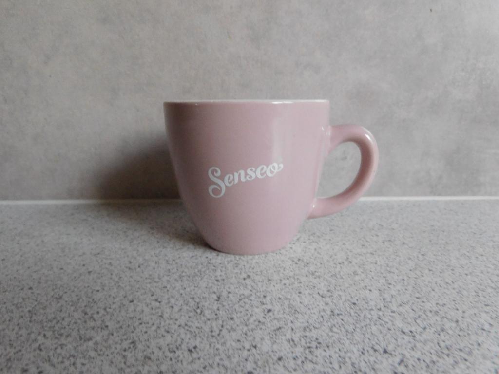 Mok 150 ml. Senseo Cozy Roze, Ophalen of Verzenden, Zo goed als nieuw, Overige stijlen, Kop(pen) en/of Schotel(s)