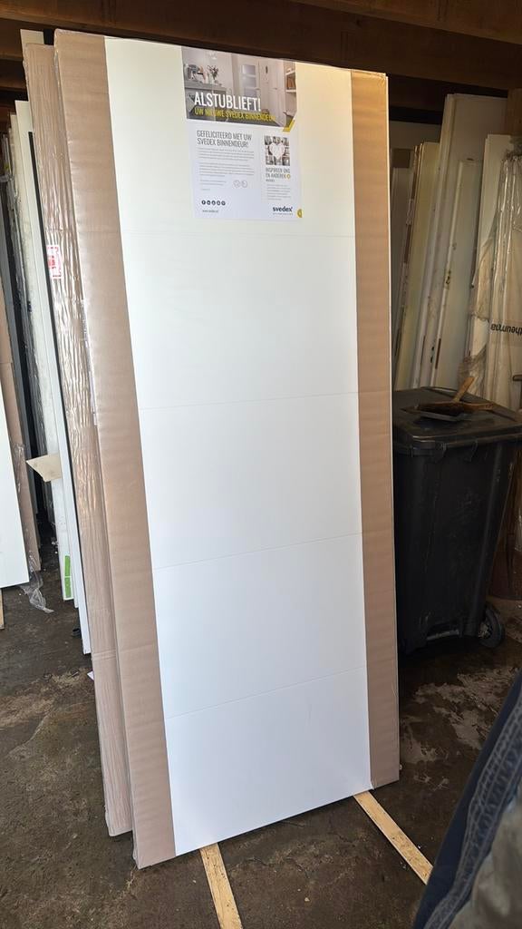 Verschillende opdekdeuren 83x211.5 cm freesslijnen, Doe-het-zelf en Verbouw, Deuren en Horren, Ophalen, 80 tot 100 cm, Binnendeur