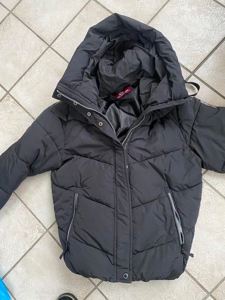 PARAJUMPER ZGAN EEN KEER GEDRAGEN, Ophalen of Verzenden, Zo goed als nieuw, Zwart