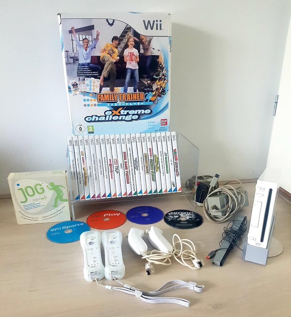Nintendo Wii Pakket | 25 Spellen | Dansmat | Call of Duty, Ophalen of Verzenden, Gebruikt, Met 2 controllers, Met games
