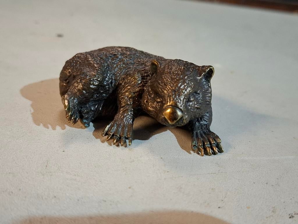 Bronzen Wombat Beeldje, Ophalen of Verzenden
