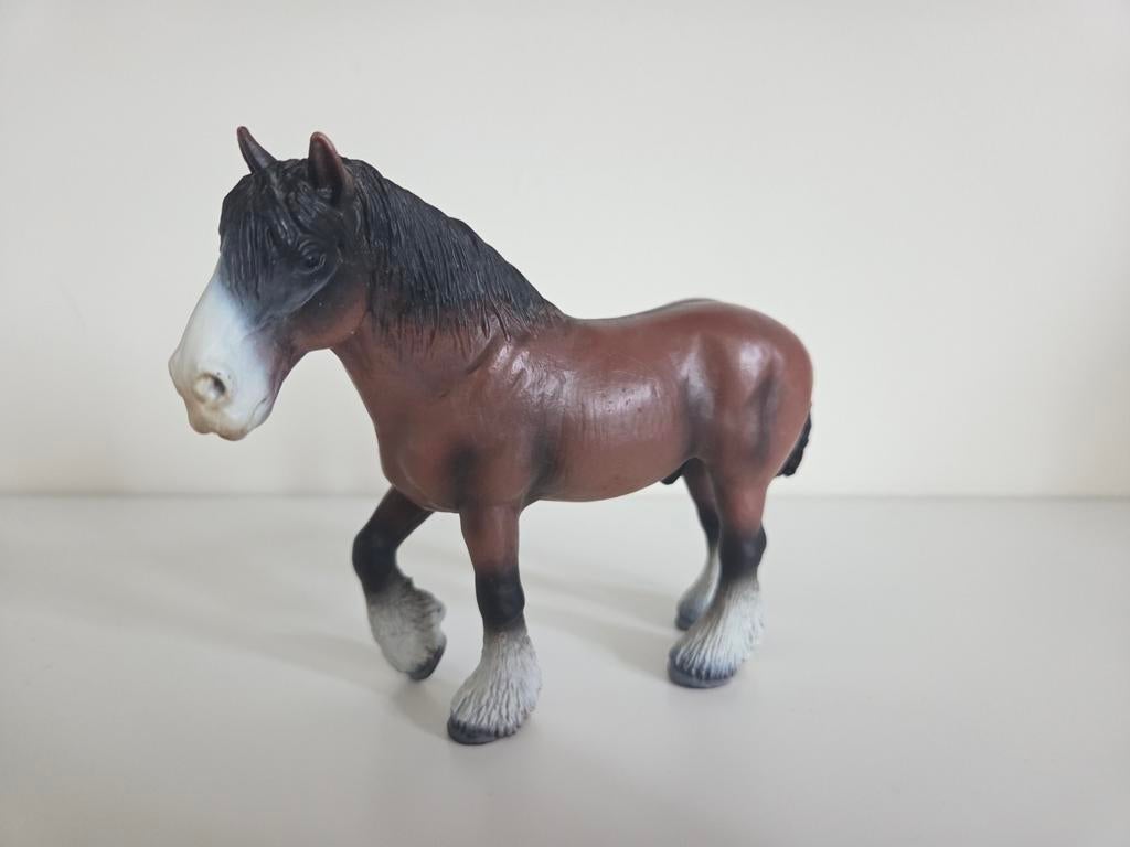 Schleich shire - zeer mooi, Ophalen of Verzenden, Zo goed als nieuw, Paard, Beeldje of Figuurtje