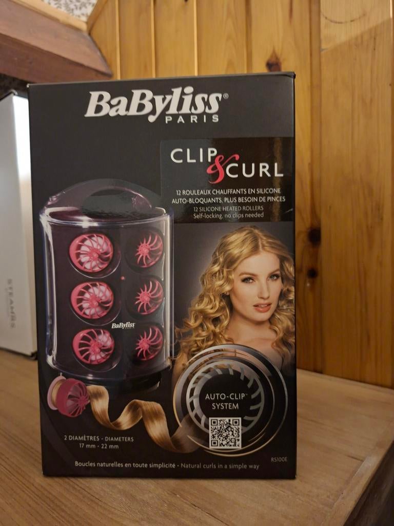 Babyliss Clip & Curl Krulset, Ophalen of Verzenden, Zo goed als nieuw, Haarverzorging