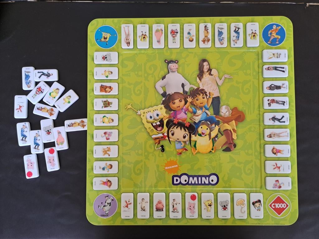 C1000 Nickelodeon domino spel, Verzamelen, Supermarktacties, C1000, Ophalen