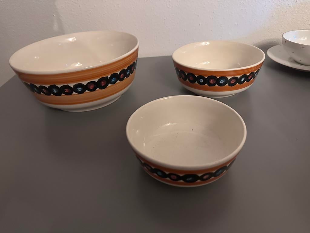 Set met 3 oude schalen, Ophalen of Verzenden