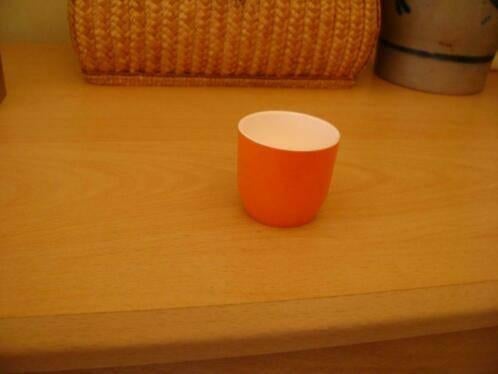 Vintage oranje eierdopje Emsa, Ophalen of Verzenden, Huis en Inrichting