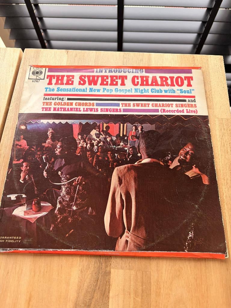 Introducing The Sweet Chariot The Sensational New Pop Gospel, 1960 tot 1980, Gebruikt, Ophalen of Verzenden, 12 inch