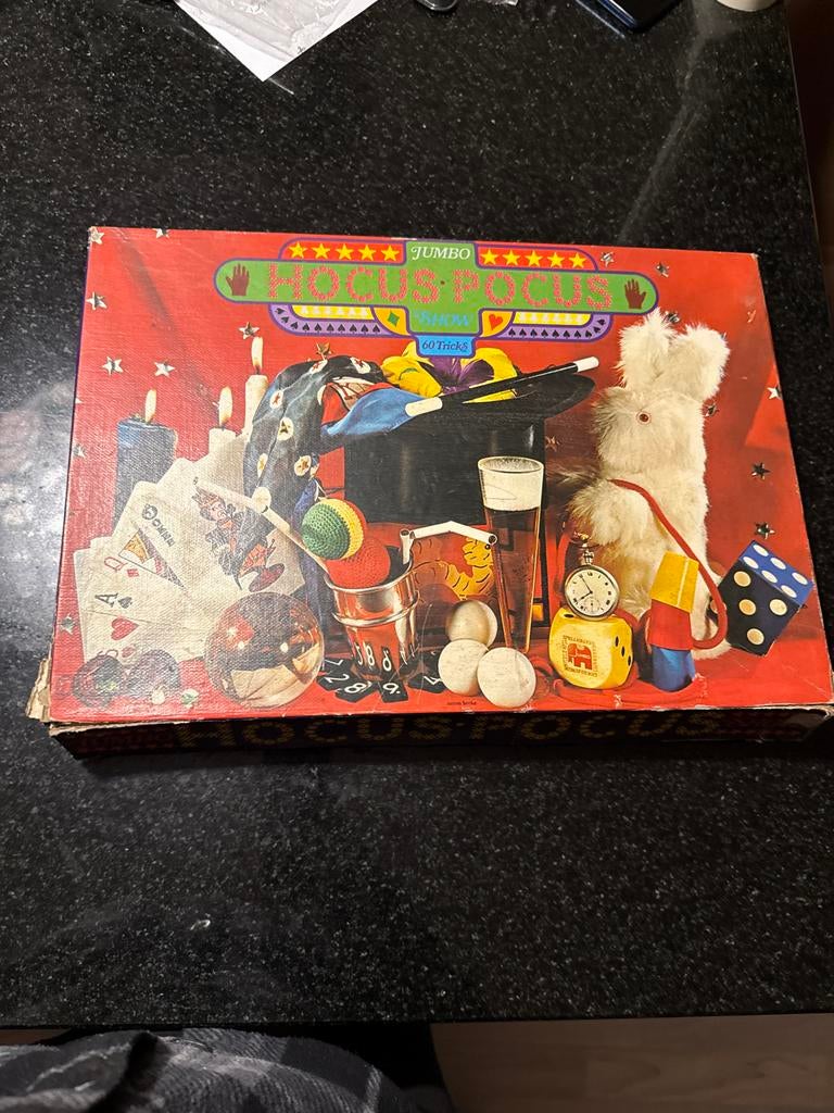 Hocus Pocus Show - Jumbo - 60 Tricks, Gebruikt, Educatief, Boxset, Ophalen of Verzenden