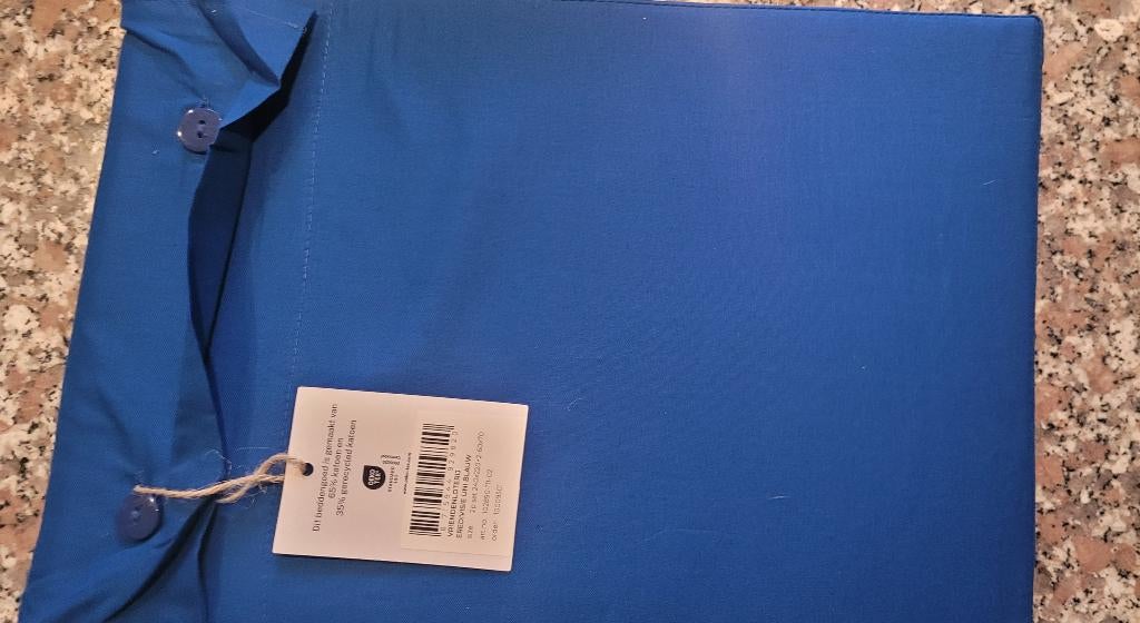 DEKBEDHOES LITZ-JUMEAUX, Blauw, Dekbedovertrek, Ophalen of Verzenden, Nieuw