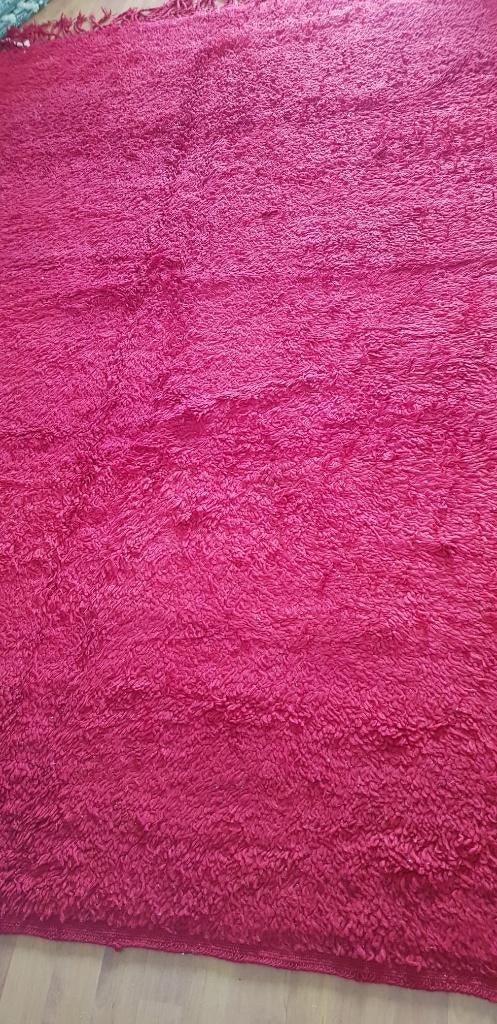 Handgeknoopt Berber kleed wol 247x178cm, 150 tot 200 cm, 200 cm of meer, Ophalen of Verzenden, Zo goed als nieuw