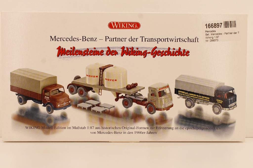 1/87 Wiking Mercedes-Benz Partner der Transportwirtschaft, Ophalen of Verzenden, Zo goed als nieuw, Bus of Vrachtwagen, Wiking