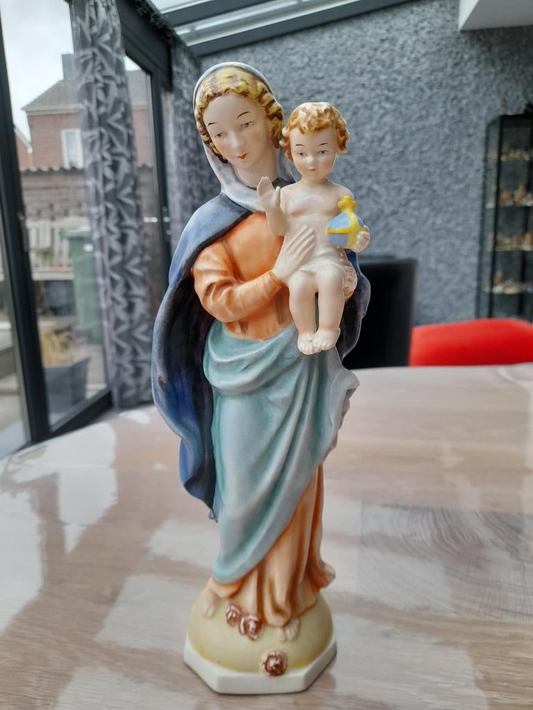 Hummel Beemark uit 1950 Maagd Maria Madonna met baby Jezus, Antiek en Kunst, Ophalen of Verzenden