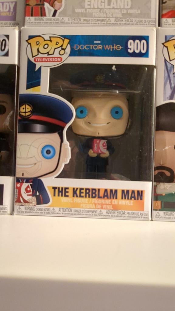 Doctor Who Kerblam Man Funko Pop #900, Ophalen of Verzenden, Zo goed als nieuw